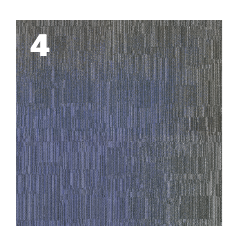 Laylines right corner carpet tile component