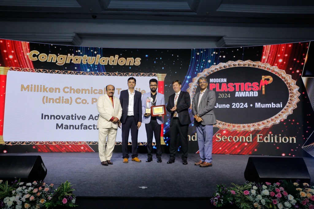Milliken receiving Innovative Additives Accolade